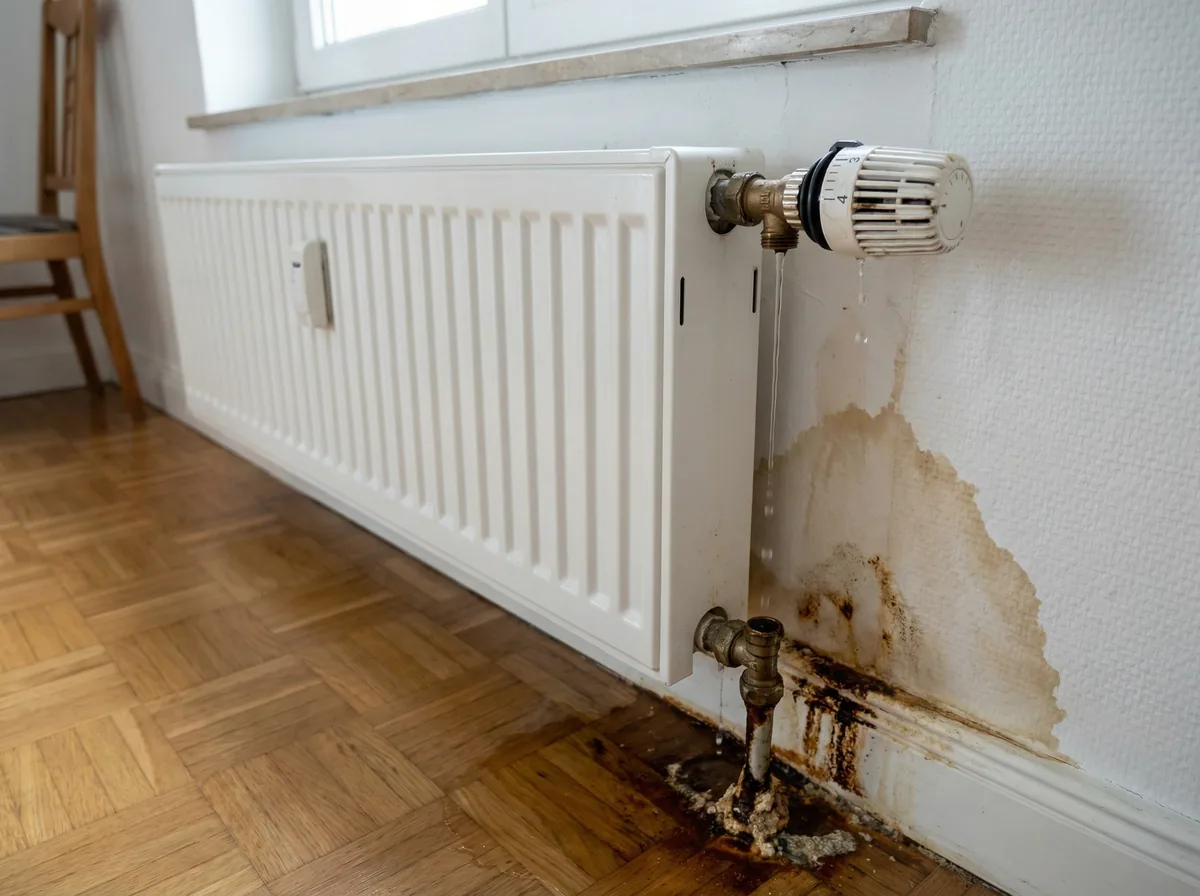 Undichter Heizkörper